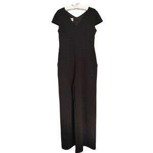 DM Collection Elegant Cap Sleeved Jumpsuit